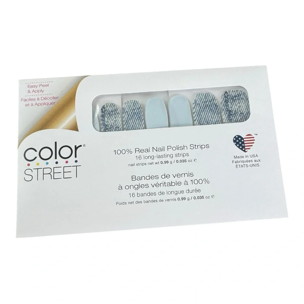 Color Street Blue Jean Baby Nail Strips